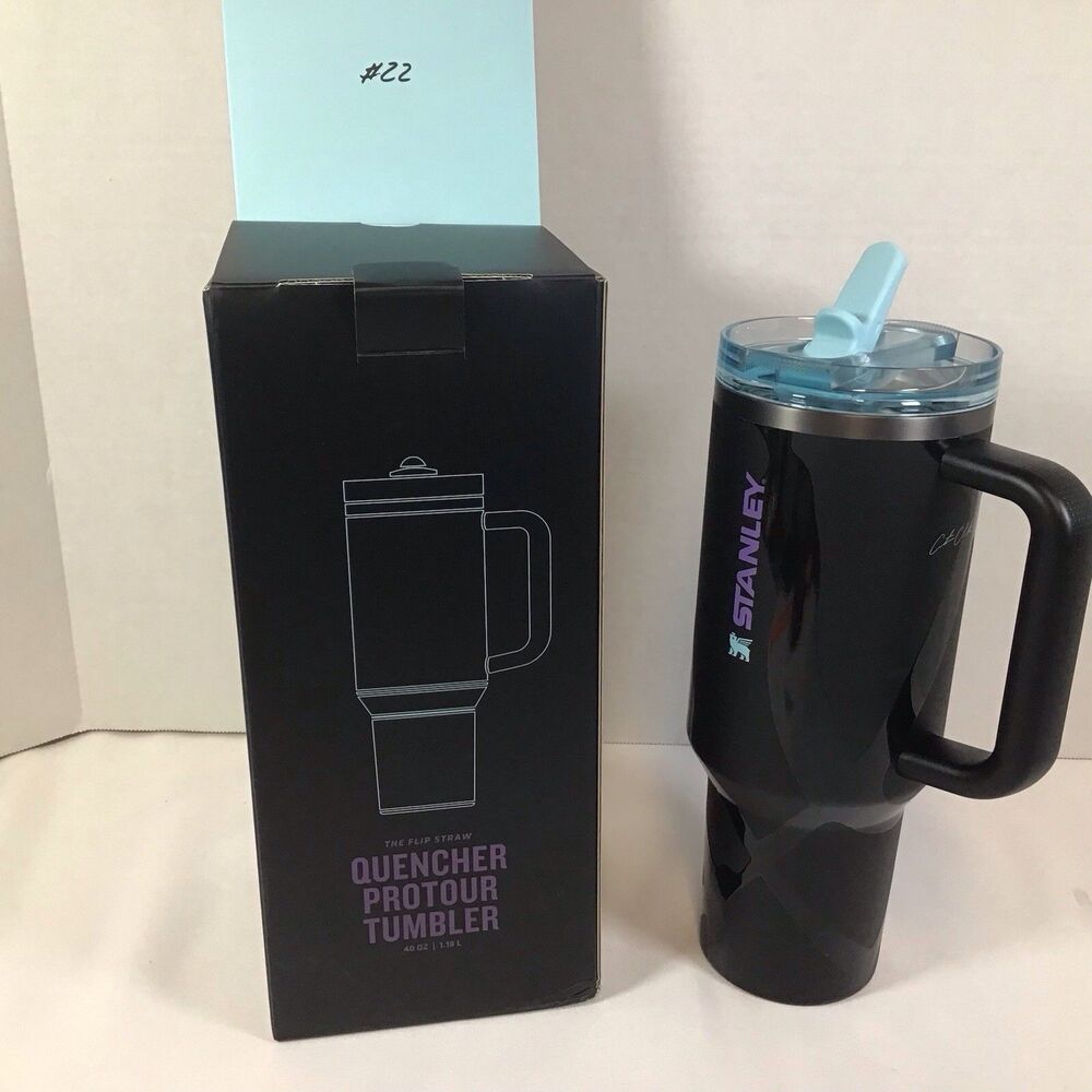 Stanley x Caitlin Clark Quencher Protour Flip Straw Tumbler 40 oz & Box New